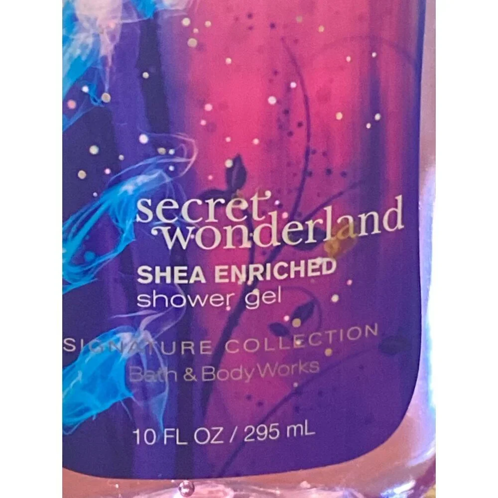 NEW‎ Bath & Body Works Secret Wonderland Shea Enriched Shower Gel 10 Fl Oz
